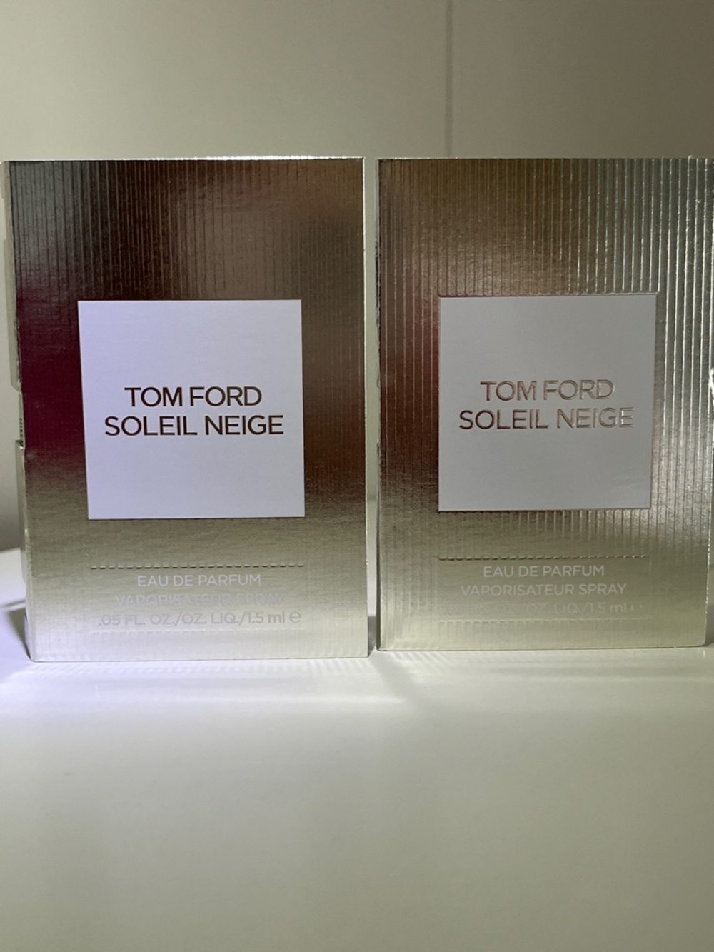 TOM FORD SOLEIL NEIGE SAMPLE SPRAYS-NEW